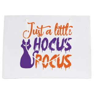 just a little hocus pocus large gift bag