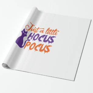 just a little hocus pocus wrapping paper