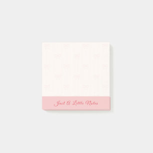 Just A Little Note Pink Bow Watermark