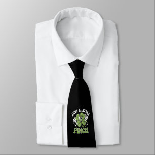 Just a Little Pinch Nurse St Patrick's Day Tie