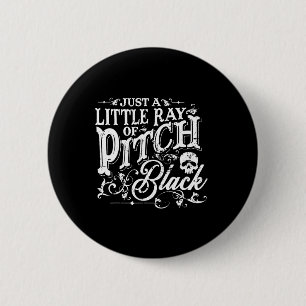 Just A Little Ray Of Pitch Black Spooky Season Hal 6 Cm Round Badge