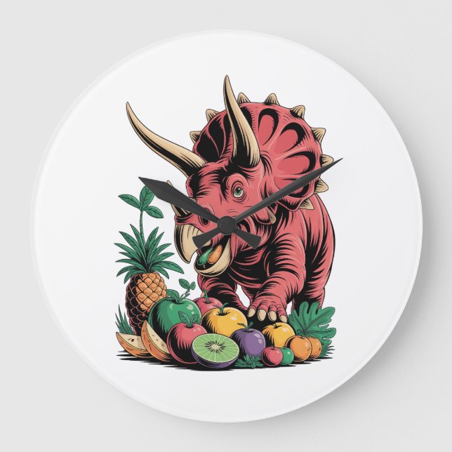 Just A Little Snack Large Clock (Front)