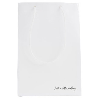 Just a little something medium size gift bag. medium gift bag