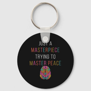 Just A Masterpiece Mental Health Awareness Green S Key Ring