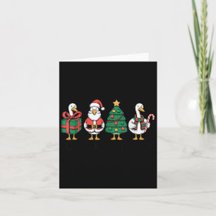 Just A Merry Goose Funny Christmas Silly Goose Xma Card