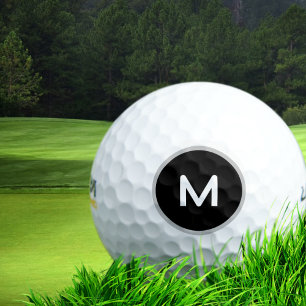 Just a Minimalist M Monogram Golf Balls