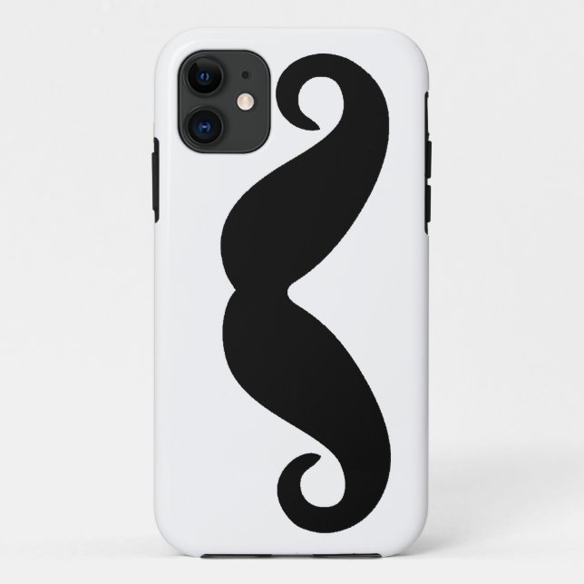 Just a Moustache Case-Mate iPhone Case (Back)
