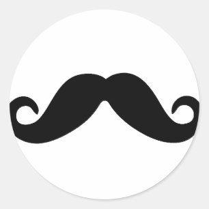 just a moustache sticker