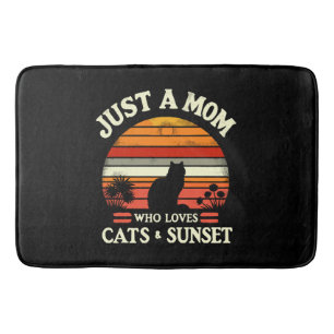 Just a mum who loves cats bath mat