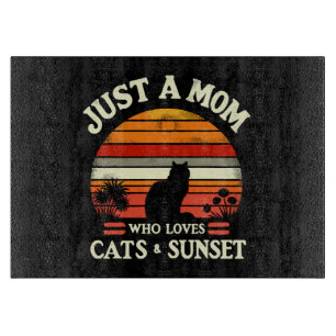 Just a mum who loves cats cutting board