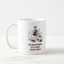 Just a Niggle Funny Mug for a Woman Runner
