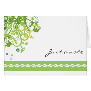 Just A Note Note Card