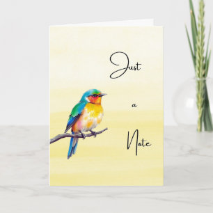Just a Note - Songbird Folded Encouragement Card