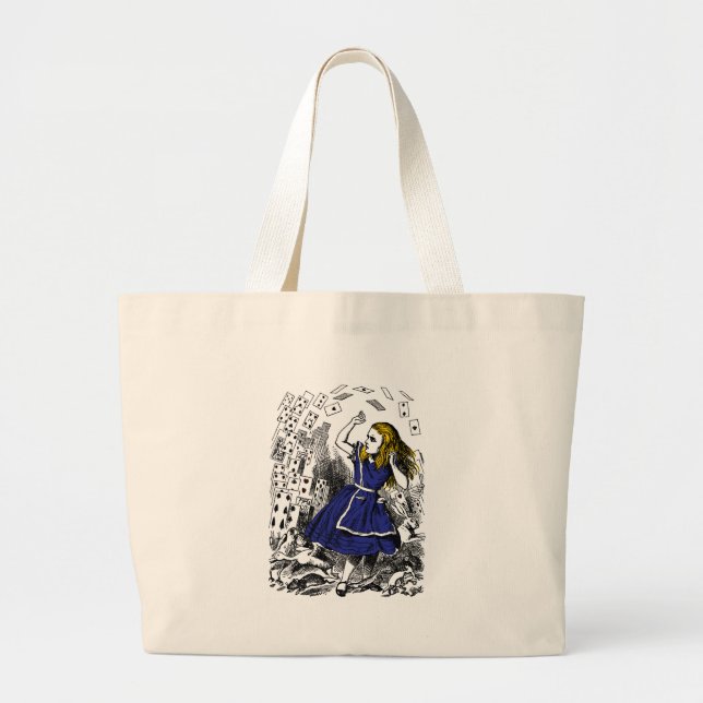 Just a Pack of Cards Large Tote Bag (Front)
