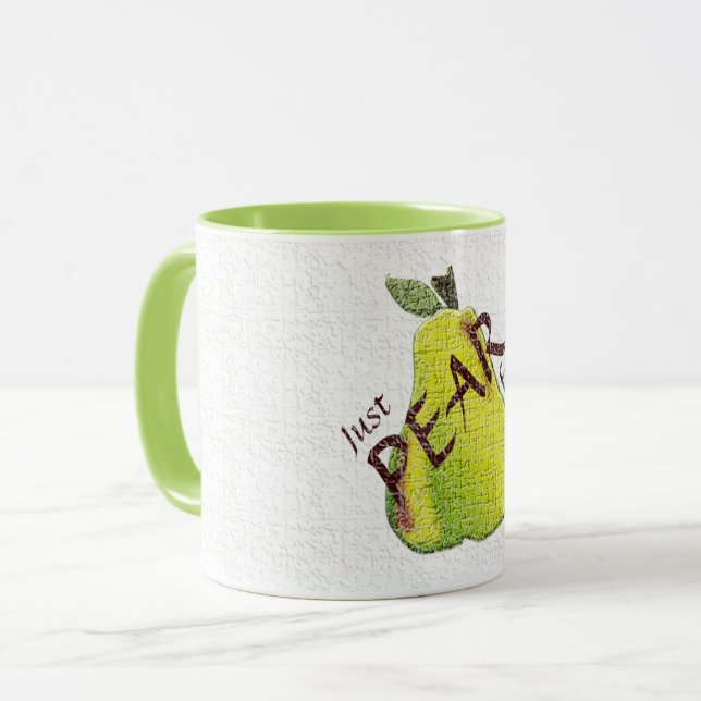 Just a PEARfect Mug (Front Left)