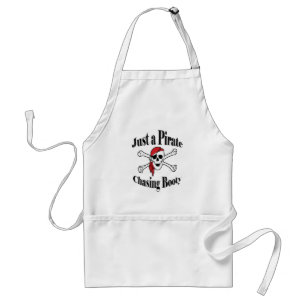 Just a Pirate Chasing Booty - Colourful Skull Standard Apron