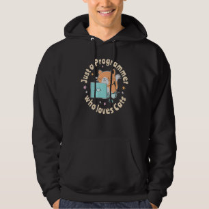 Just a programmer who loves cats and computers Cod Hoodie