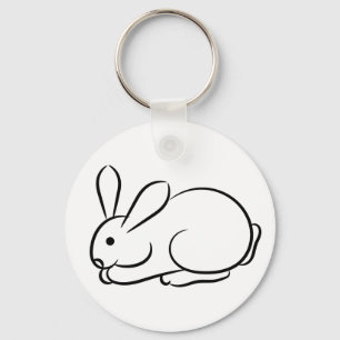 Just a Rabbit Key Ring