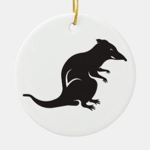 Just a Rat Ceramic Tree Decoration