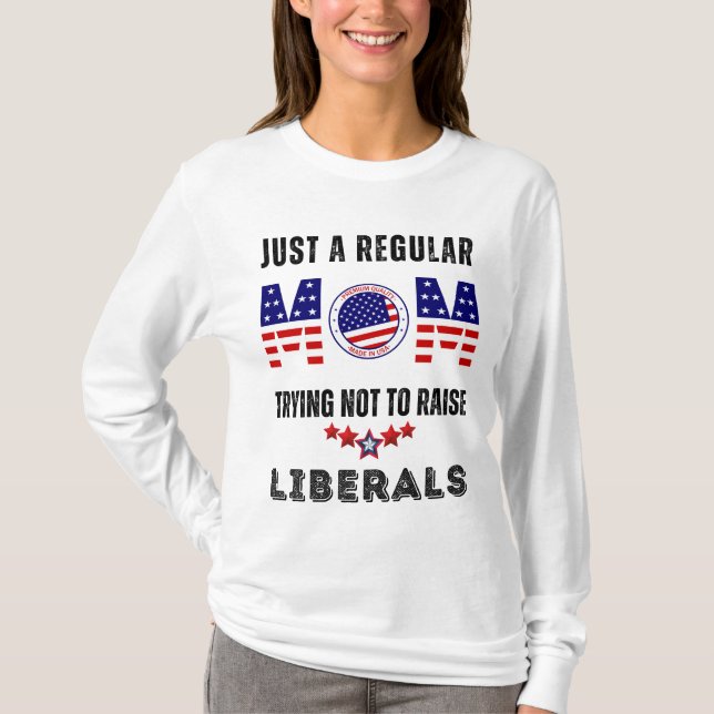 Just a Regular Mum Long Sleeve T-Shirt (Front)
