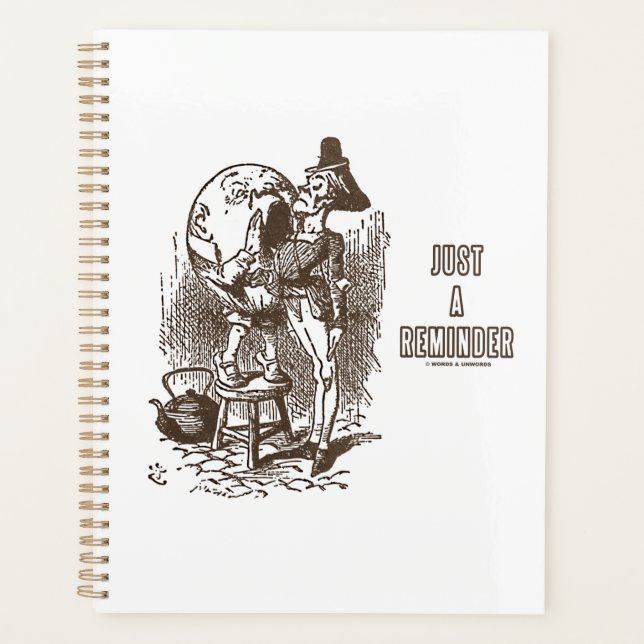 Just A Reminder Humpty Dumpty Servant's Ear Planner (Front)