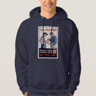 "Just a Scratch" First Aid Poster Hoodie