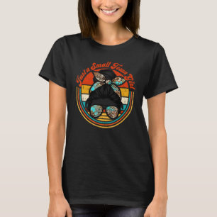 Just A Small Town Girl Midnight Train 80's Messy B T-Shirt