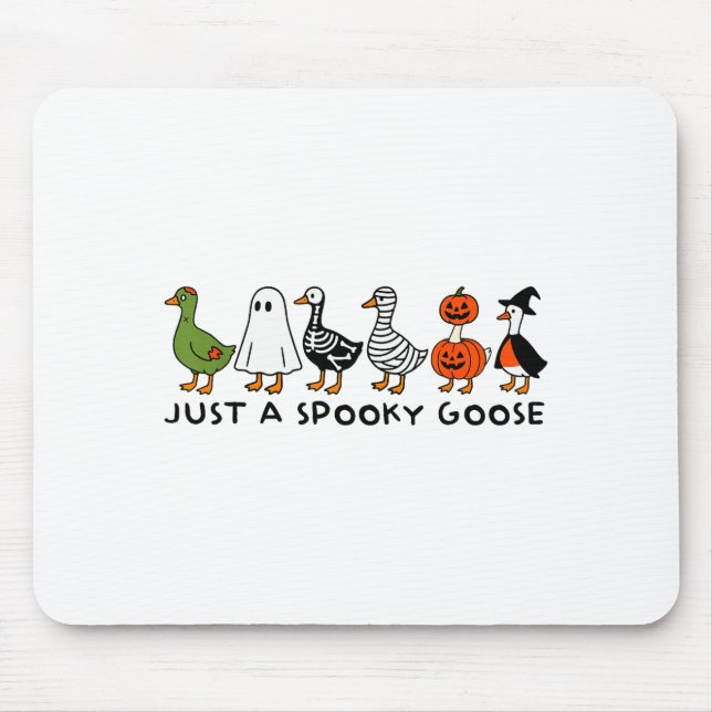 Just A Soky Goose Funny Halloween Silly Animal Wit Mouse Mat (Front)