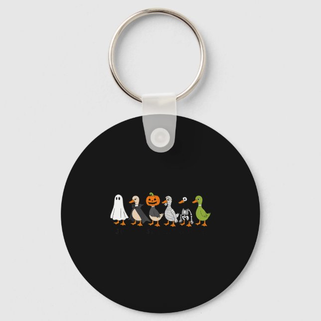 Just A Soky Goose Halloween  Key Ring (Front)
