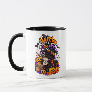 Just a Spooky Capy Living My Best Life Cute Hallow Mug