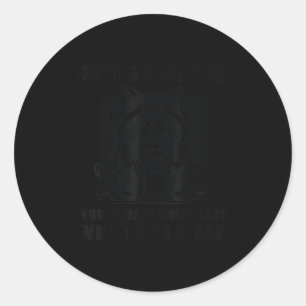 Just A Step Dad Who Always Came Back With The Milk Classic Round Sticker