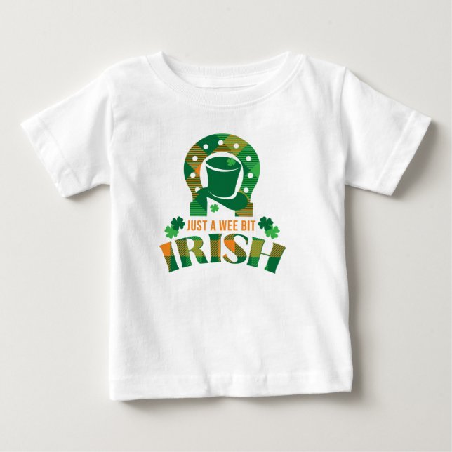 Just A Wee Bit Irish Toddler T-shirt (Front)