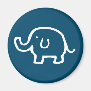 Just a White Elephant Magnet