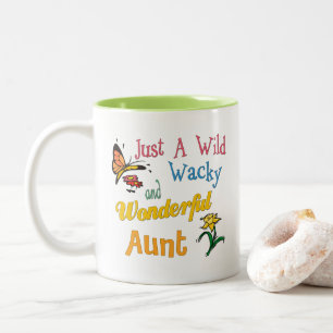 Just A Wild Wacky Wonderful Aunt Two-Tone Coffee Mug