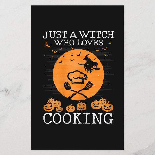 Just a witch who loves cooking | Cool chef Gift (Front)