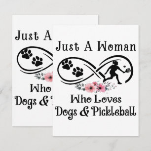 just a woman who loves dogs and Pickleball