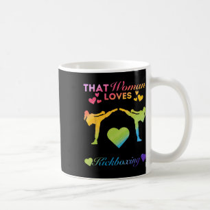 Just A Woman Who Loves Kickboxing Coffee Mug
