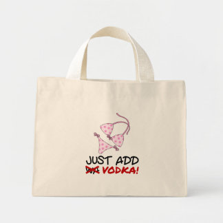 Just add vodka mini tote bag