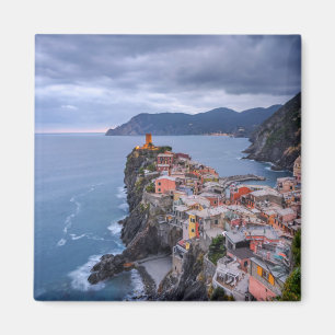 Just After Sunset   Vernazza, Cinque Terre, Italy Magnet