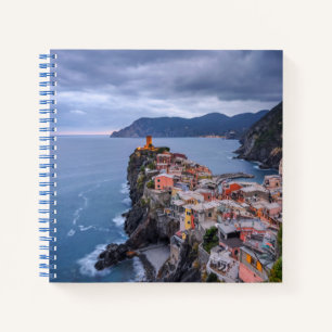Just After Sunset   Vernazza, Cinque Terre, Italy Notebook