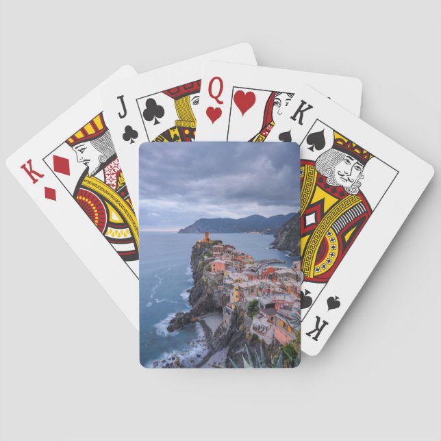 Just After Sunset | Vernazza, Cinque Terre, Italy Playing Cards (Back)