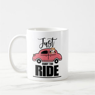 Just Along for the Ride Dog Mug – Funny Pet Lover