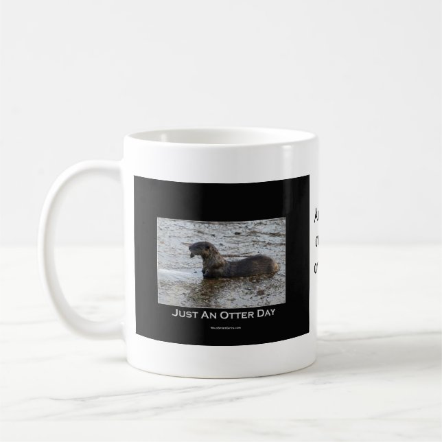 Just an Otter Day Gifts Coffee Mug (Left)