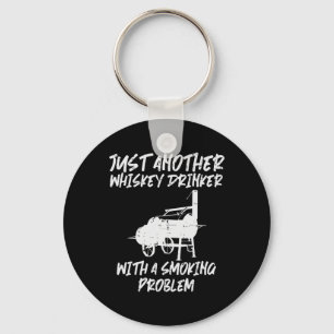 Just Another Bbq Grill Funny Barbecue Meat Grillin Key Ring