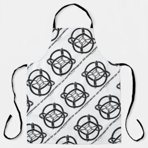 Just Another Hypercubed Day 4-D Polytope Humour Apron