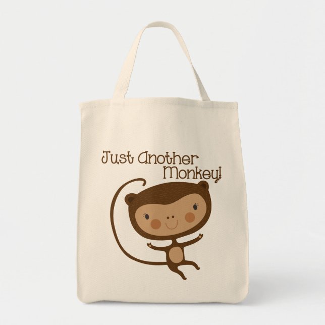 Just Another Monkey Tote Bag (Front)