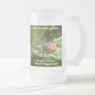 Just Another Nympho Frosted Glass Beer Mug