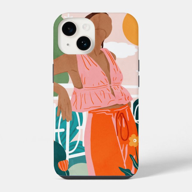 Just Another Warm Day iPhone Case (Back)