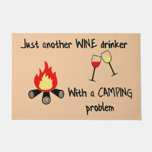 Just Another Wine Mat - Camping Doormat