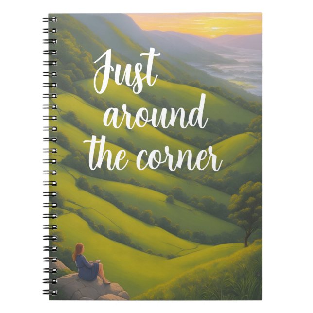 Just Around The Corner | JW  Notebook (Front)